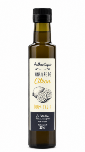 Vinaigre de Citron Bio 25 cl