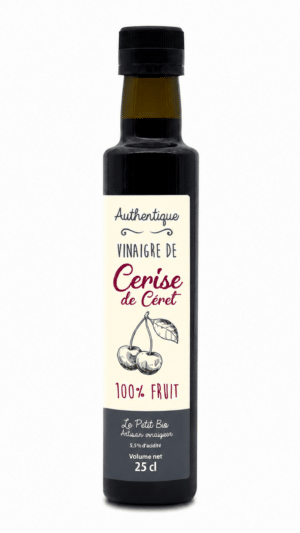 Bouteille de vinaigre de cerise Ceret