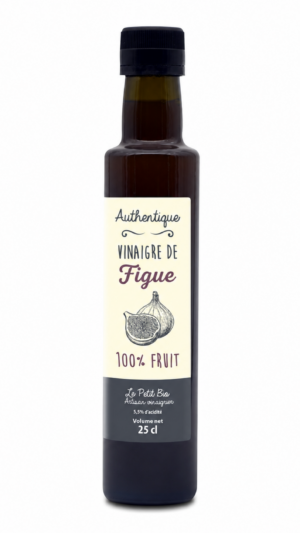 Bouteille de vinaigre de figue bio
