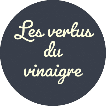 Logo textuel des vertus du vinaigre